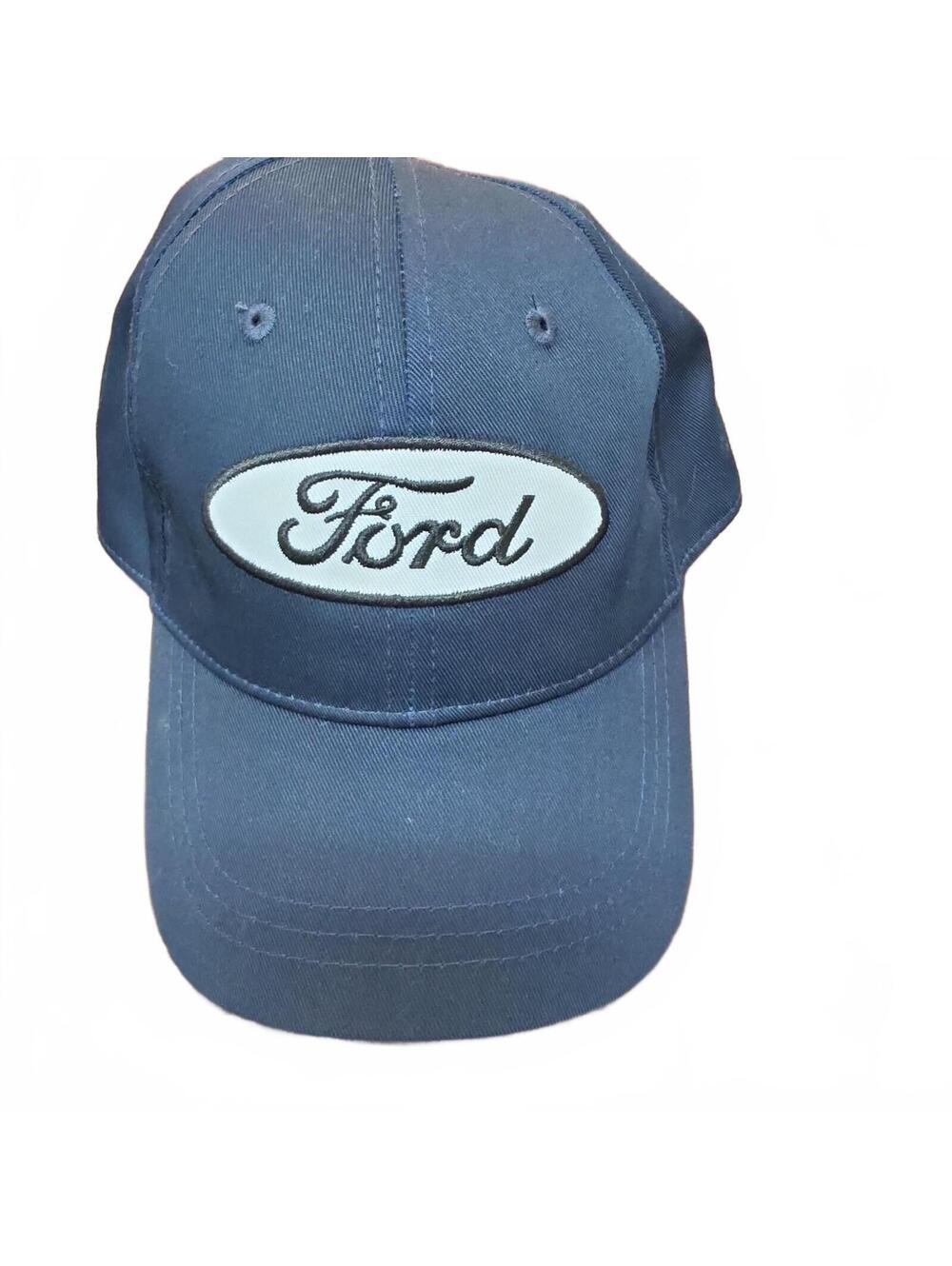 Ford Headwear Baseball Infinity Navy Blue Adjustable Cap Hat OSFM Embroidered